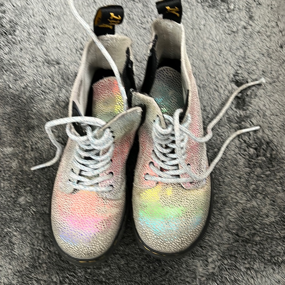 Toddler girls rainbow Dr.Martens